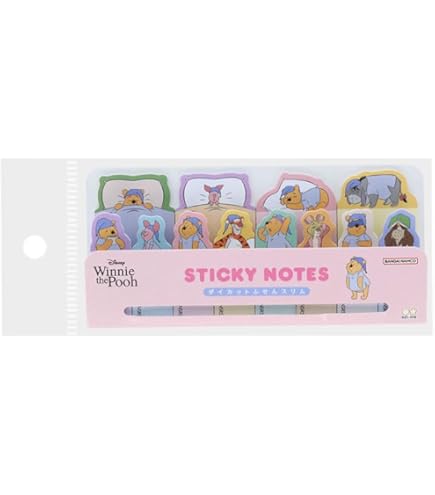 Amazon.co.jp: くまのプーさん ふせん メモ 2絵柄 東京ディズニー